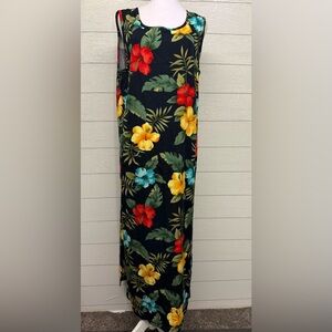 Women’s La Cabana Floral Maxi Dress with Tropical Print